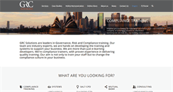 Desktop Screenshot of grcsolutions.com.au